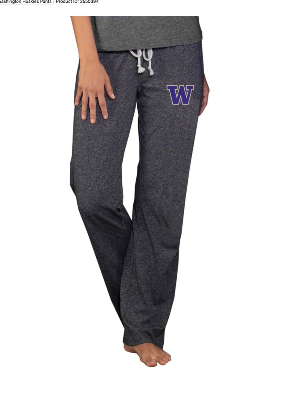 UW Washington Huskies Lightweight Lounge Pants Medium